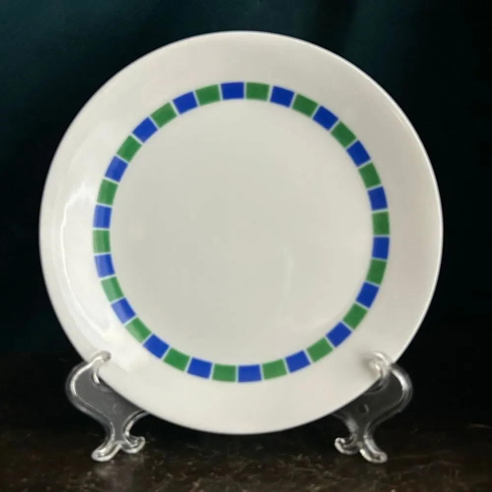 Schonwald Fairwood Fancy Free Porcelain 6” Bread/Dessert Plates  Germany MCM